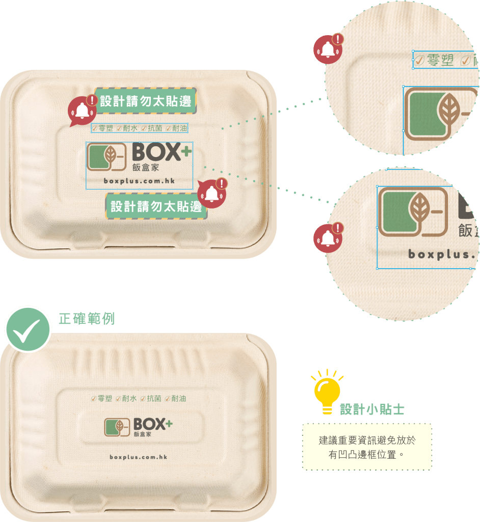 注意事項 - BOX+ 飯盒家